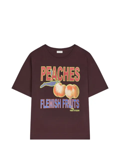 DRIES VAN NOTEN printed cotton T-shirt