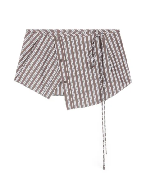 DRIES VAN NOTEN striped cotton wrap belt