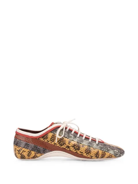 DRIES VAN NOTEN leather ballerina sneakers