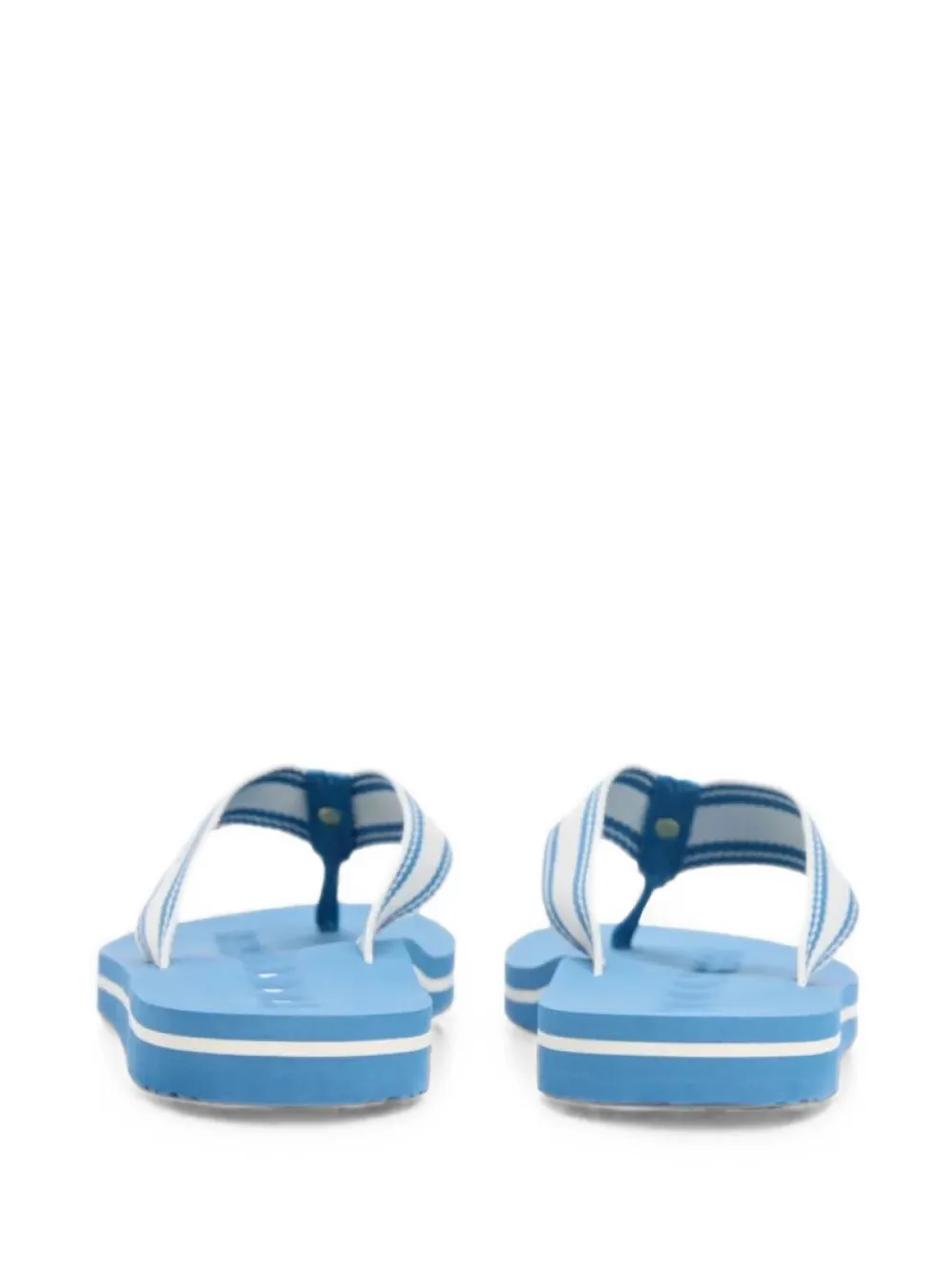 Tommy Hilfiger logo-webbing flip-flops Blauw