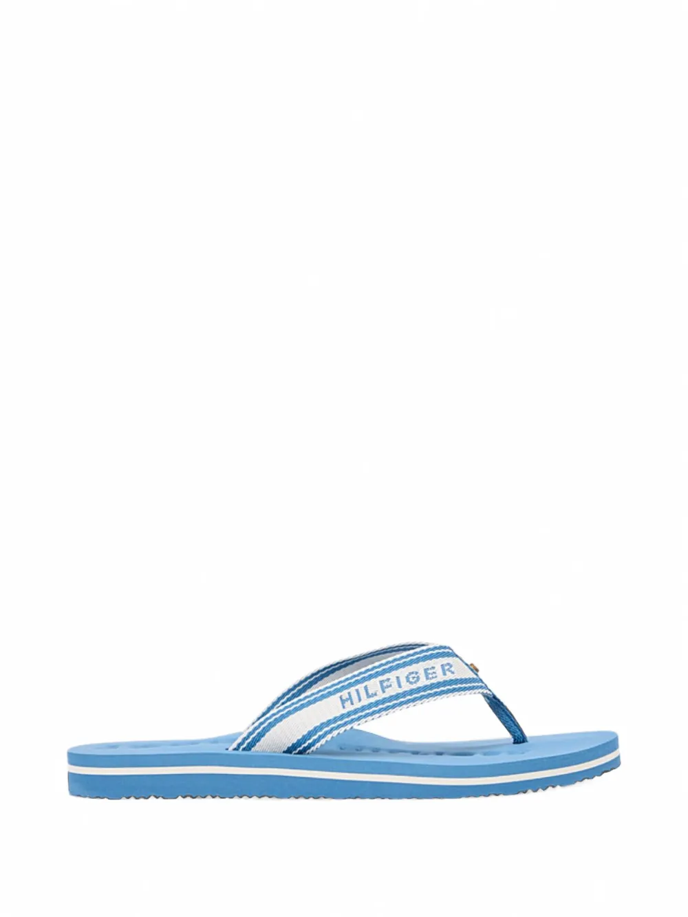 Tommy Hilfiger logo-webbing flip-flops - Blu