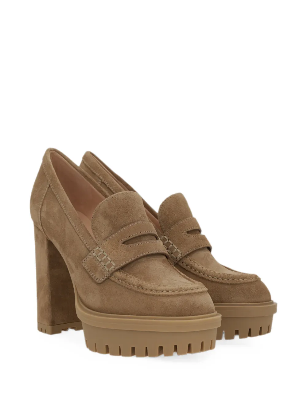 Gianvito Rossi Barry platform pumps Bruin