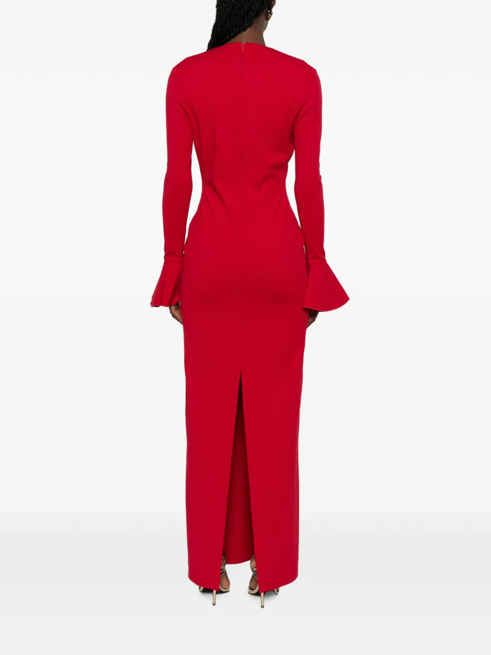 Solace London The Hutton maxi-dress Rood
