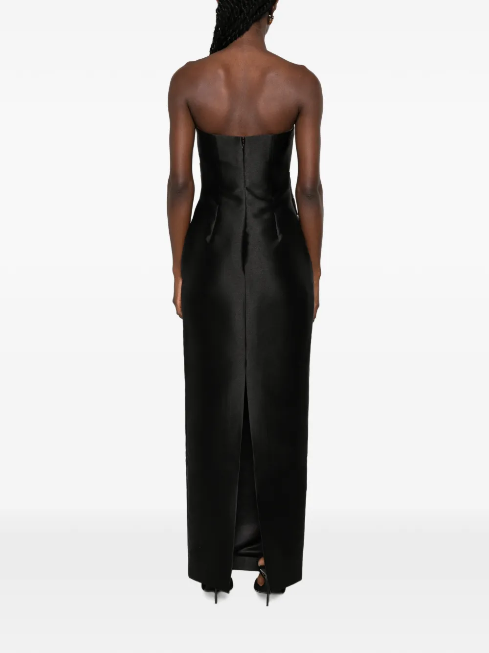 Solace London Ingrid maxi-dress Zwart