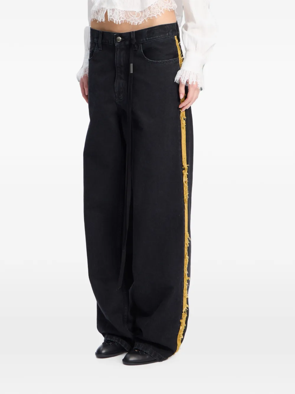 Ann Demeulemeester Annela straight jeans Zwart