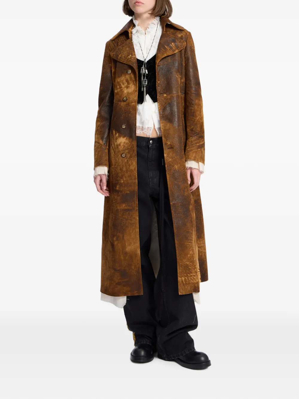 Ann Demeulemeester Annela straight jeans Zwart