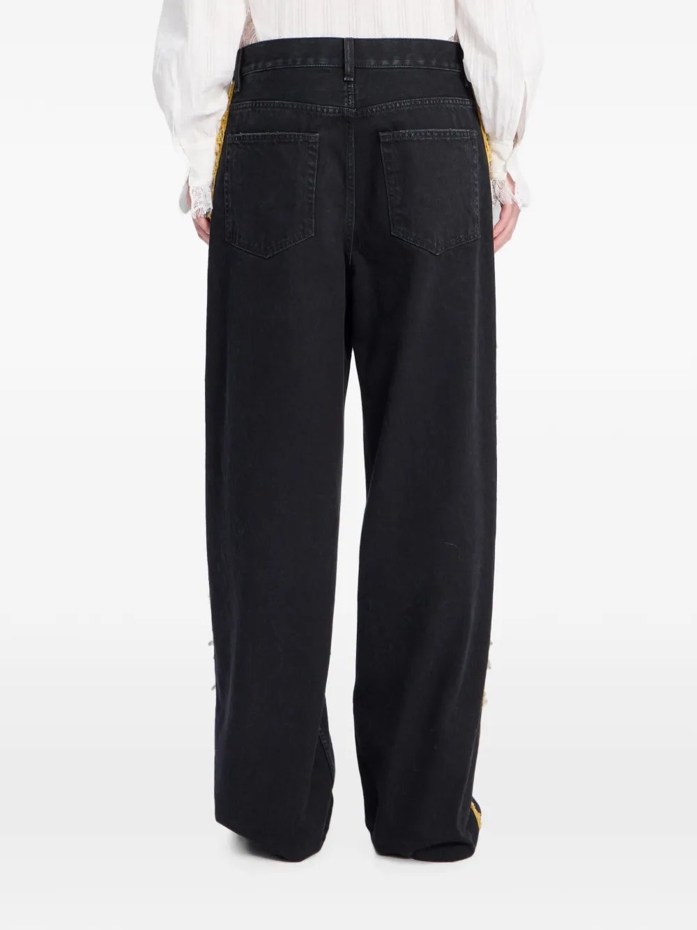 Ann Demeulemeester Annela straight jeans Zwart