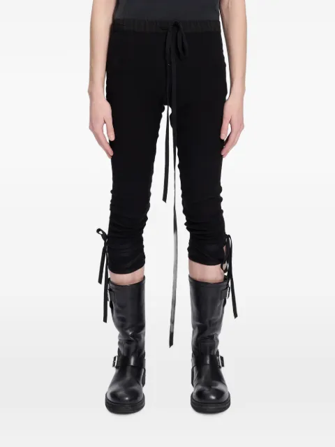 Ann Demeulemeester pointelle-knit trousers