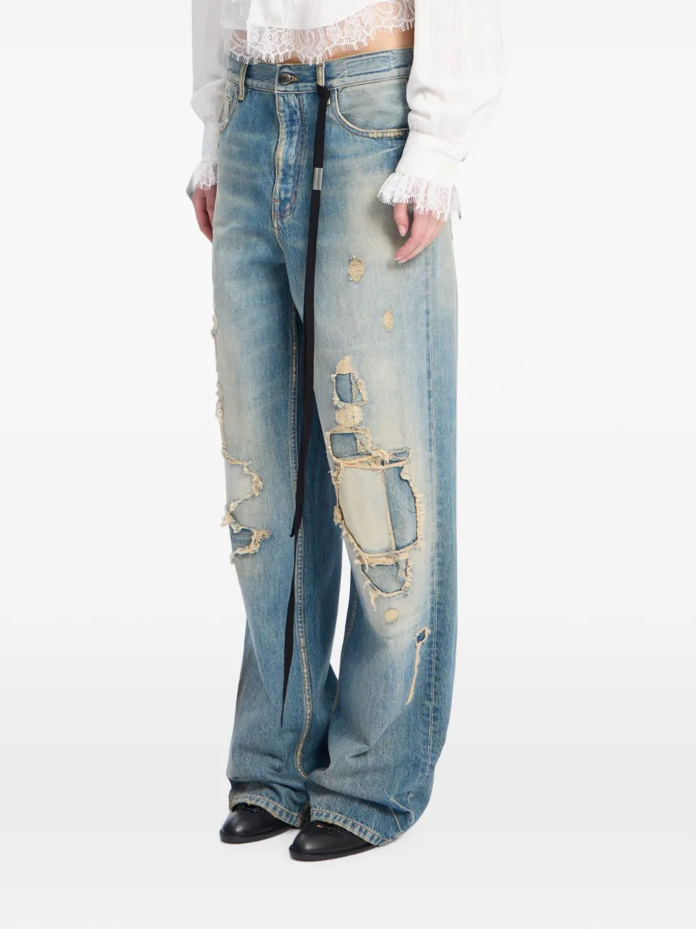 Ann Demeulemeester Jakoba straight jeans Blauw