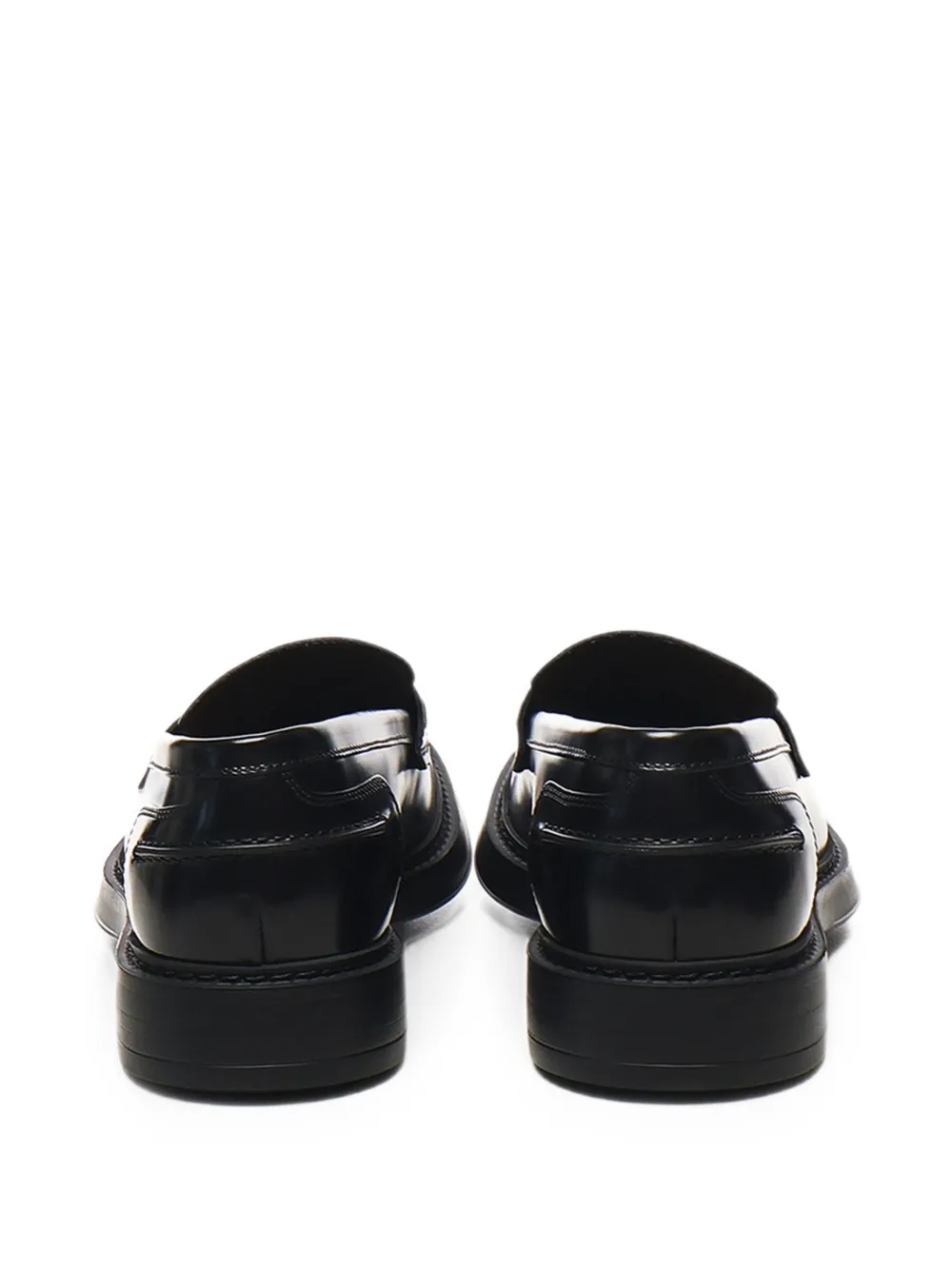 Doucal's leather loafers Zwart