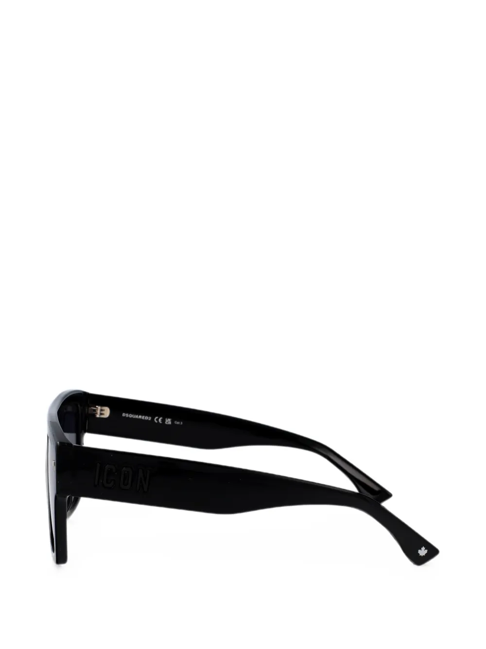 DSQUARED2 EYEWEAR ICONique zonnebril met vierkant montuur Zwart