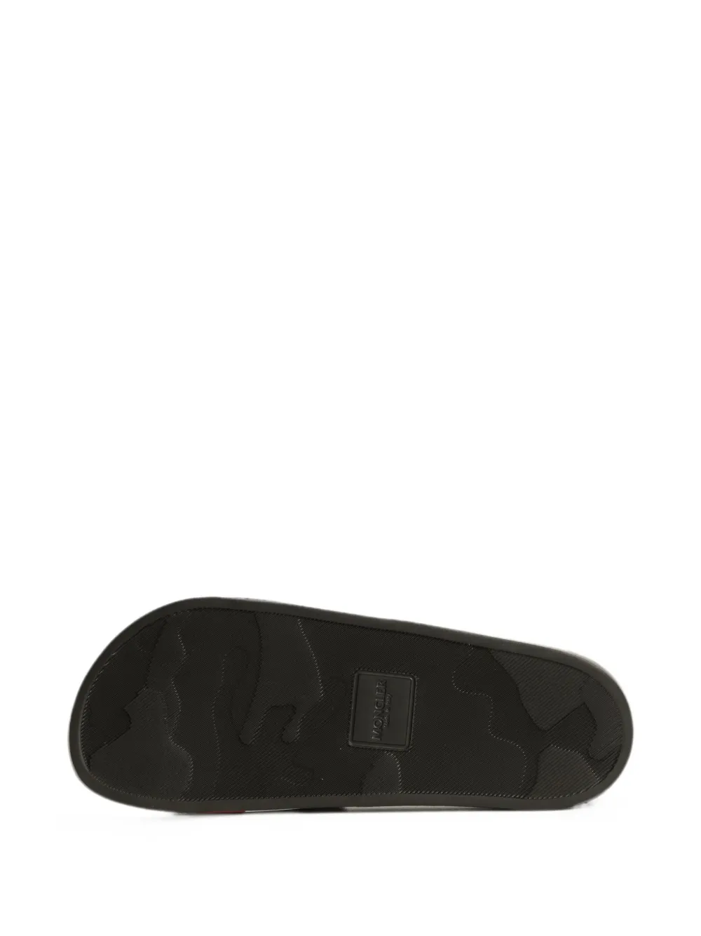 Moncler Basile striped slides Blauw