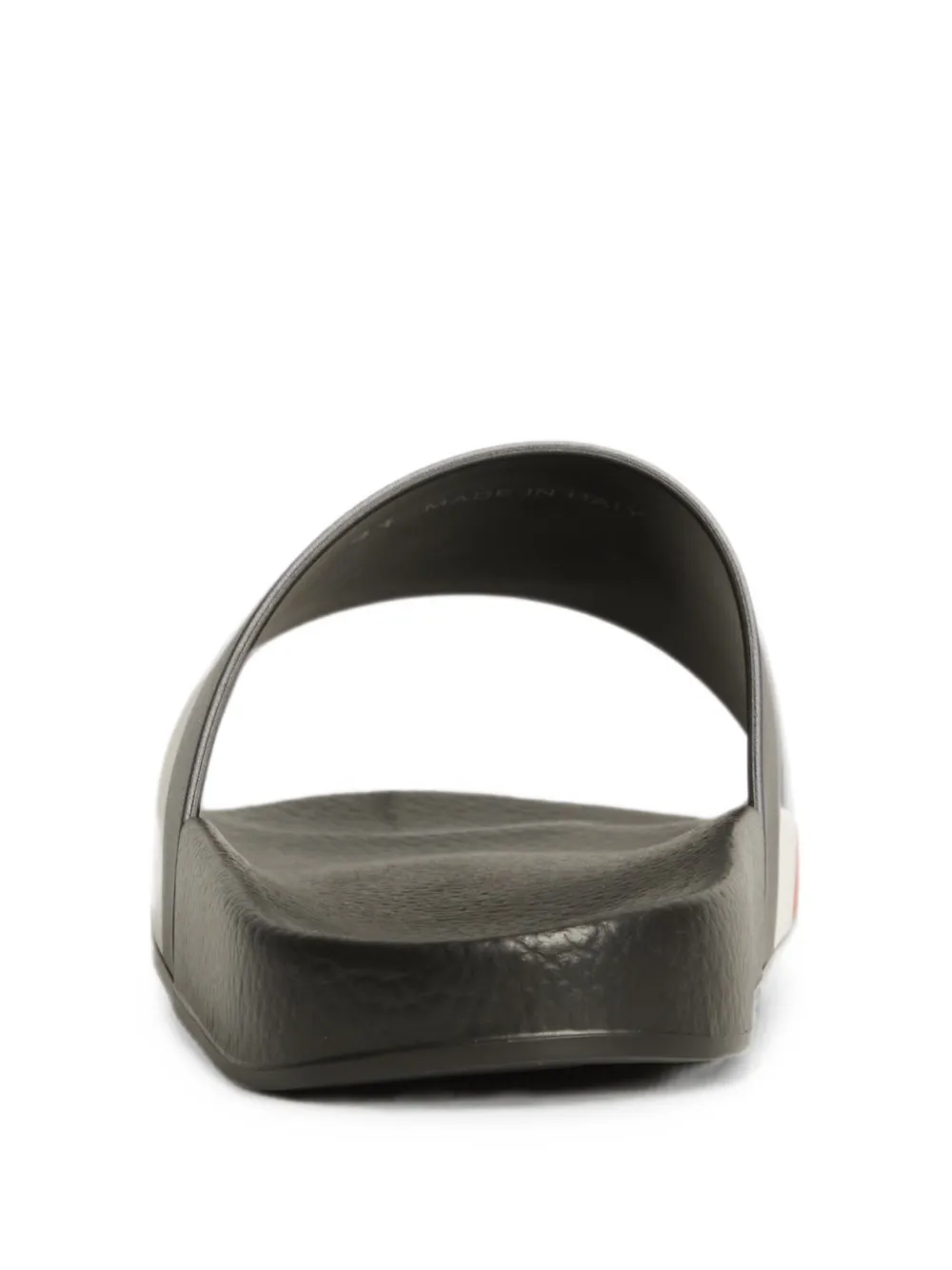 Moncler Basile striped slides Blauw