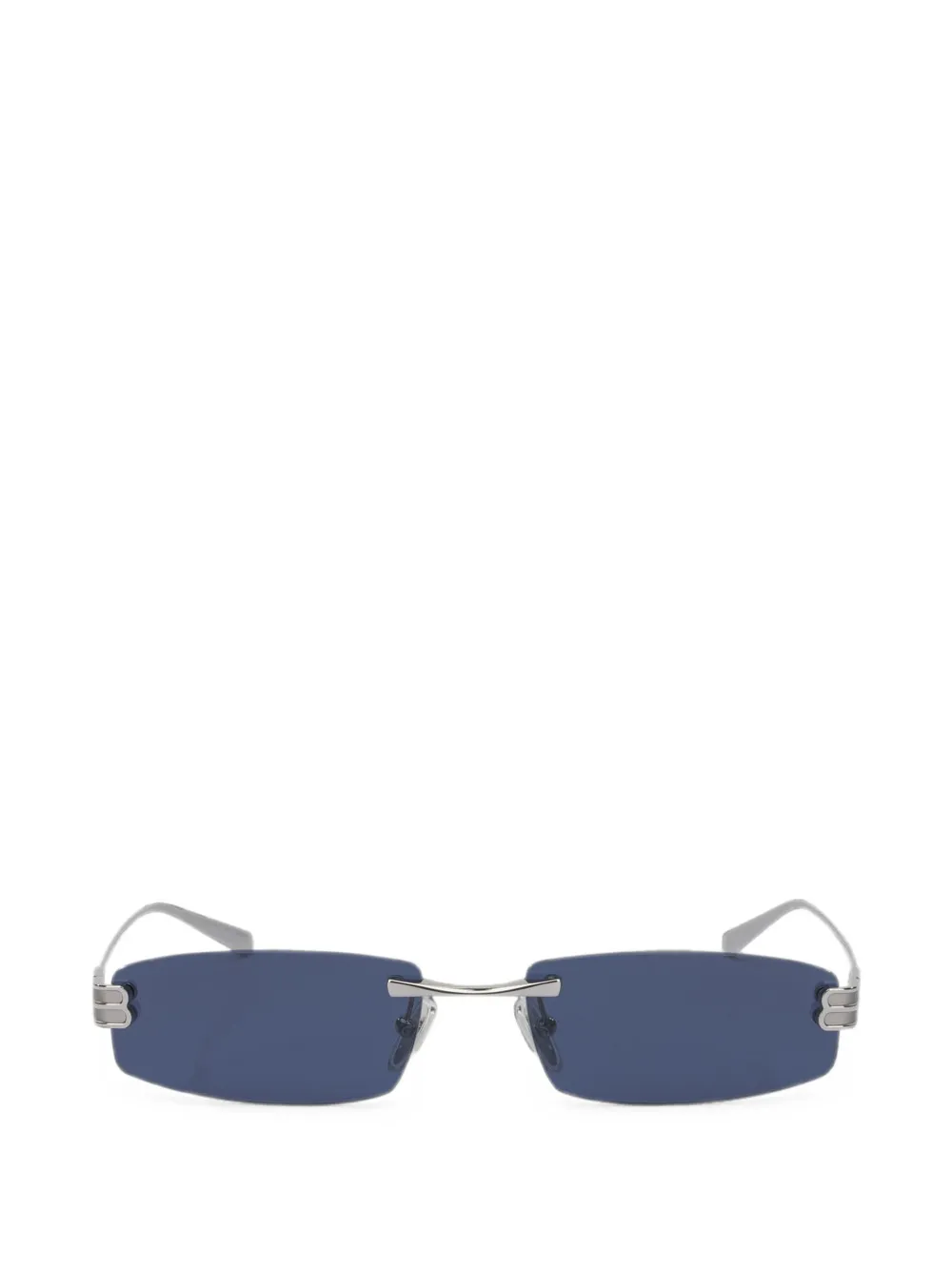 Balenciaga Eyewear Gossip S rectangle-frame sunglasses - Argento