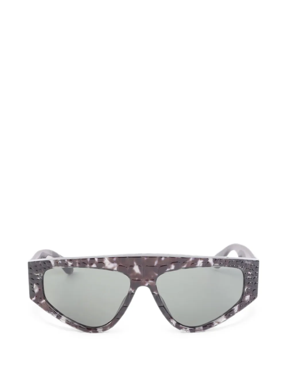 Alaia Eyewear 97 Mask Sonnenbrille - Braun