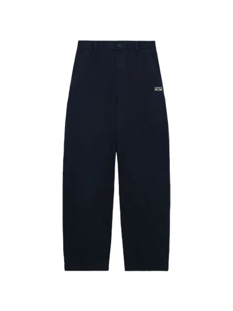 LOEWE logo-embroidered workwear trousers