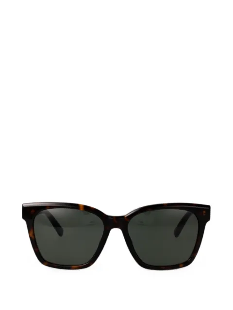Saint Laurent lentes de sol con armazón cuadrada estilo carey