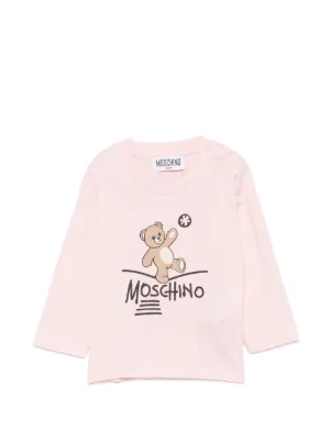 Moschino Kids テディベア Tシャツ | ピンク | FARFETCH JP