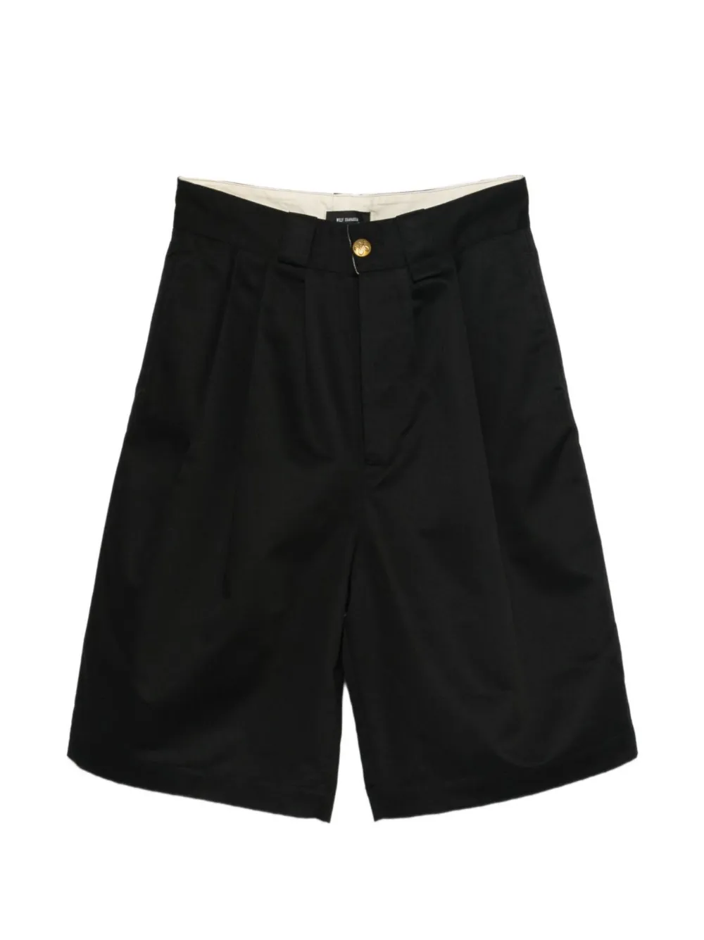 Willy Chavarria Shorts Borracho a gamba ampia - Nero