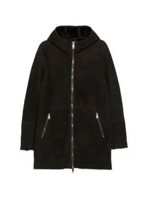 LOEWE フーデッド コート | ブラック | FARFETCH JP