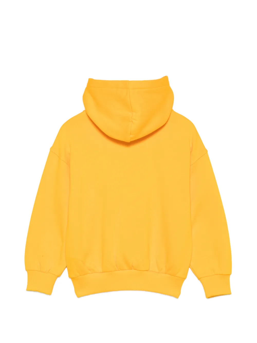 Moschino Kids Hoodie met grafische popcorn-print en logo-print Geel