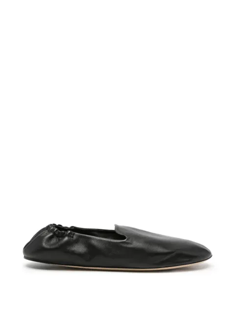 The Row Casa elasticated leather slippers