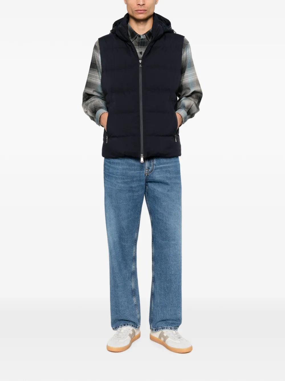 Paul & Shark Bodywarmer met capuchon Blauw