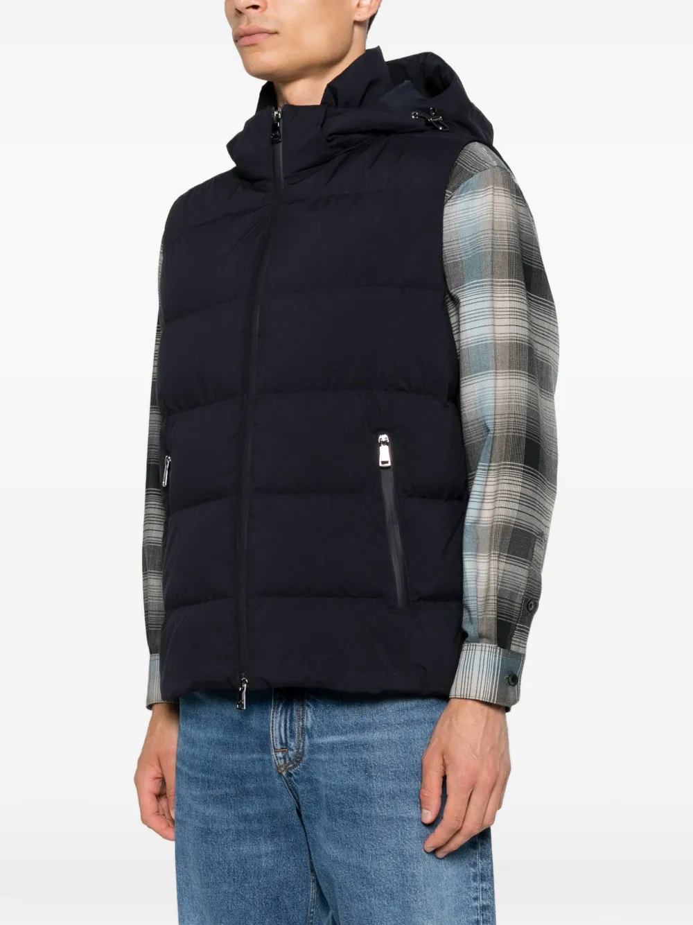 Paul & Shark Bodywarmer met capuchon Blauw