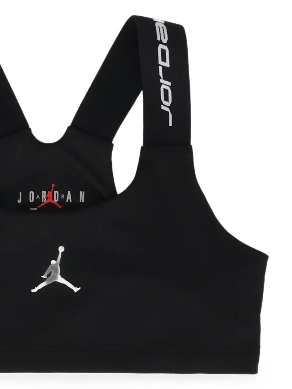 Jordan Kids Sport-bh met logoprint Zwart