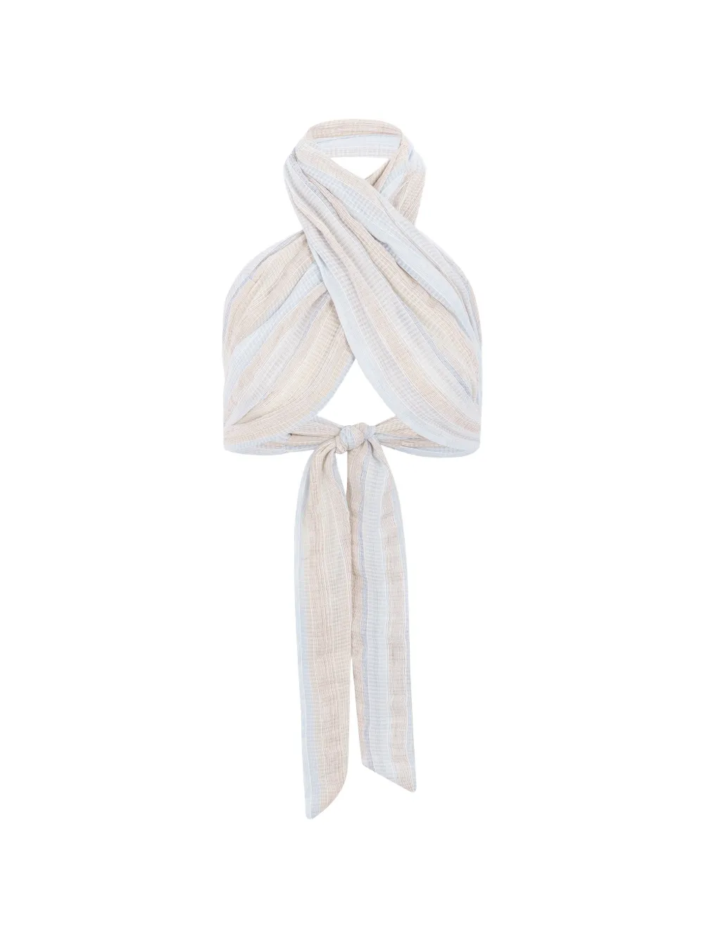CAYET Cindy striped top - Nude