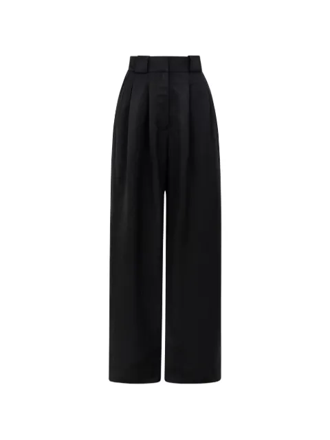 CAYET Nina pleated wide-leg trousers