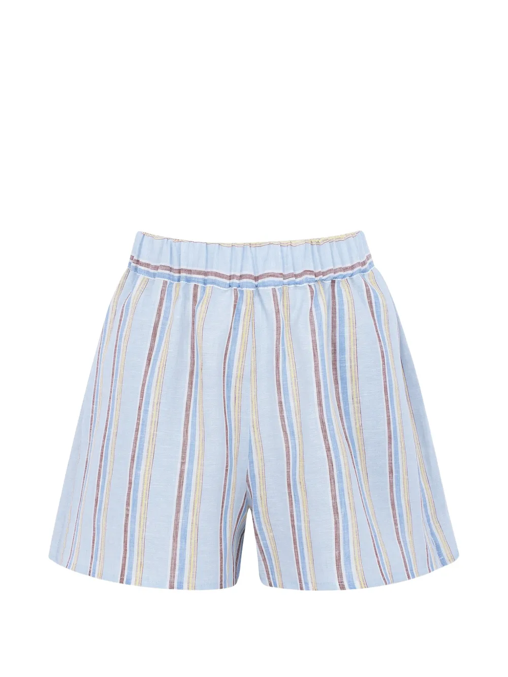 CAYET Anita striped shorts - Blue