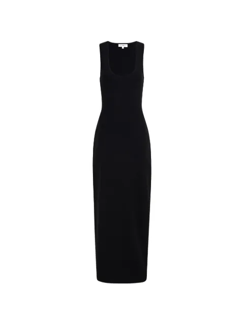 CAYET Nelly scoop-neck ribbed maxi dress