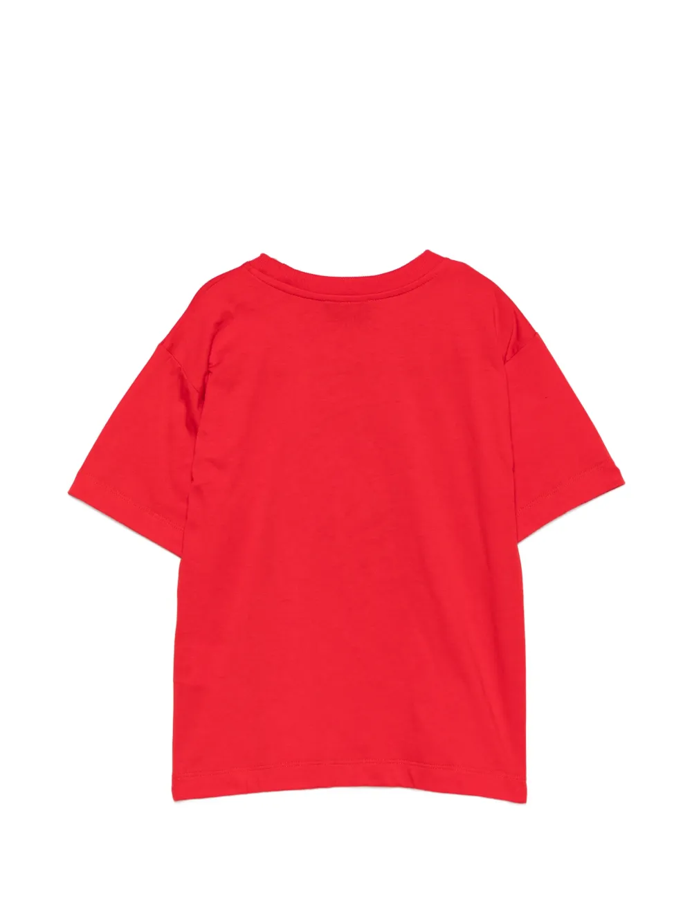 Moschino Kids T-shirt met popcorn-print Rood