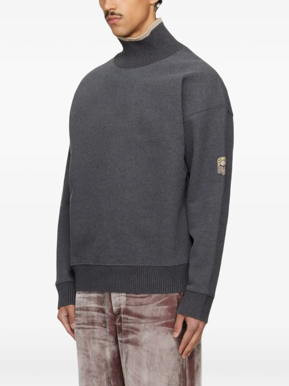 MARANT Wayan trui met hoge hals Grijs