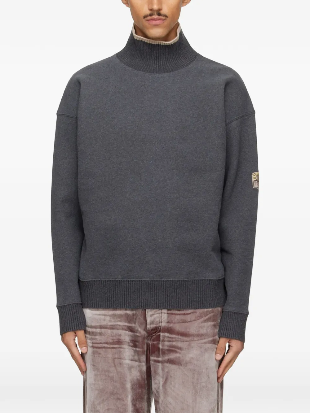 MARANT Wayan trui met hoge hals Grijs