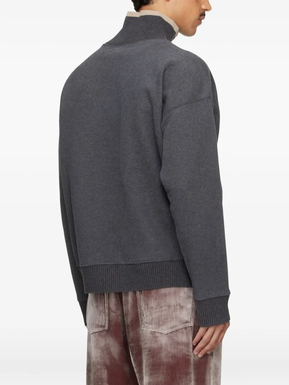 MARANT Wayan trui met hoge hals Grijs