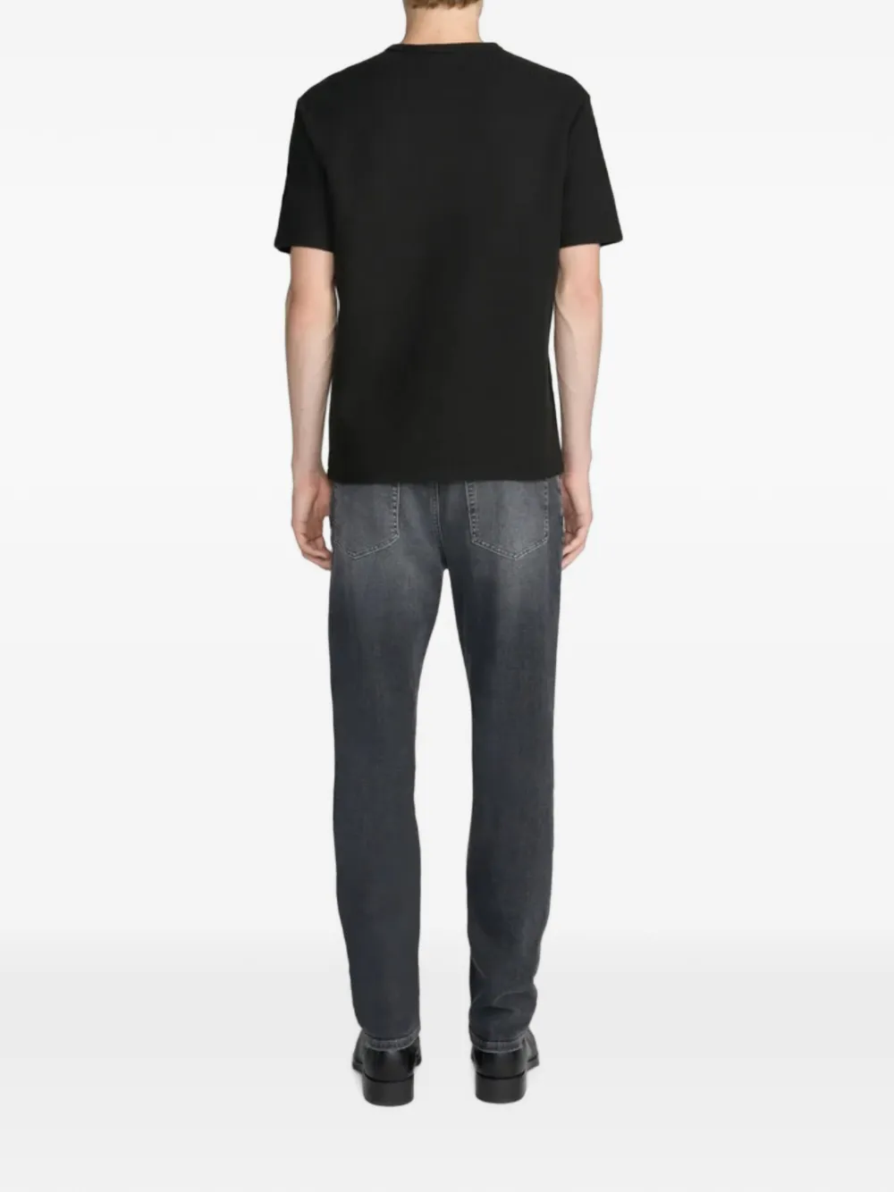 FRAME Belt-loop Pocket Jeans in Grey, view 3