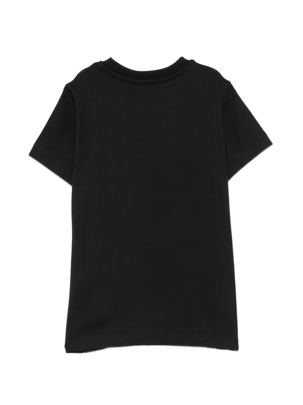 Moschino Kids T-shirt met logoprint Zwart