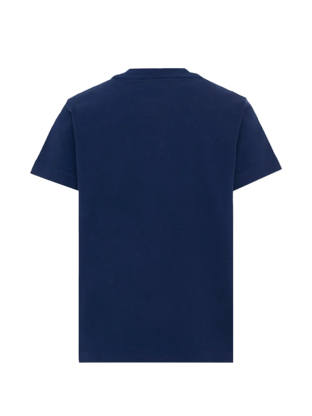 Fendi Kids T-shirt met geborduurd logo Blauw