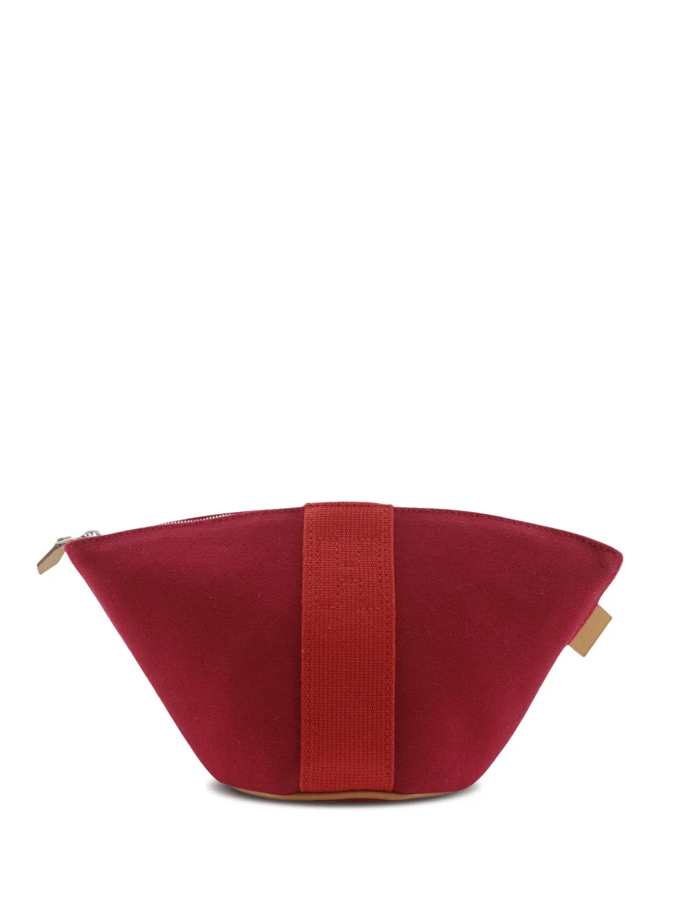 Hermès Pre-Owned Pouch Toile Palmyre mini 2000-2026 - Rosso