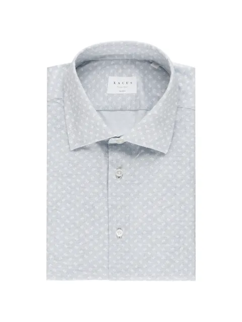 Xacus Travel geometric-pattern shirt