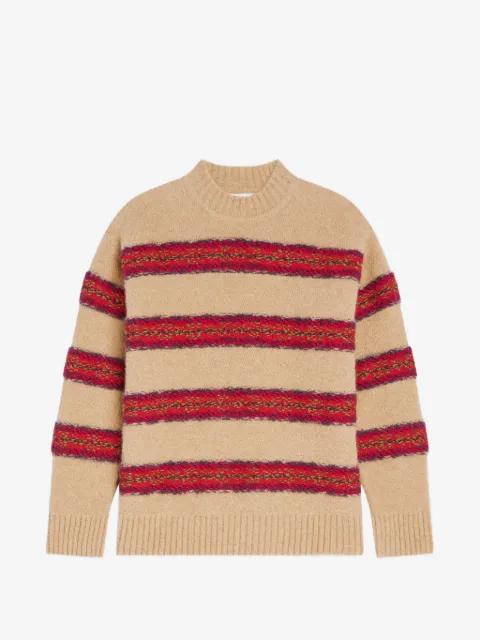 DRIES VAN NOTEN jacquard wool sweater