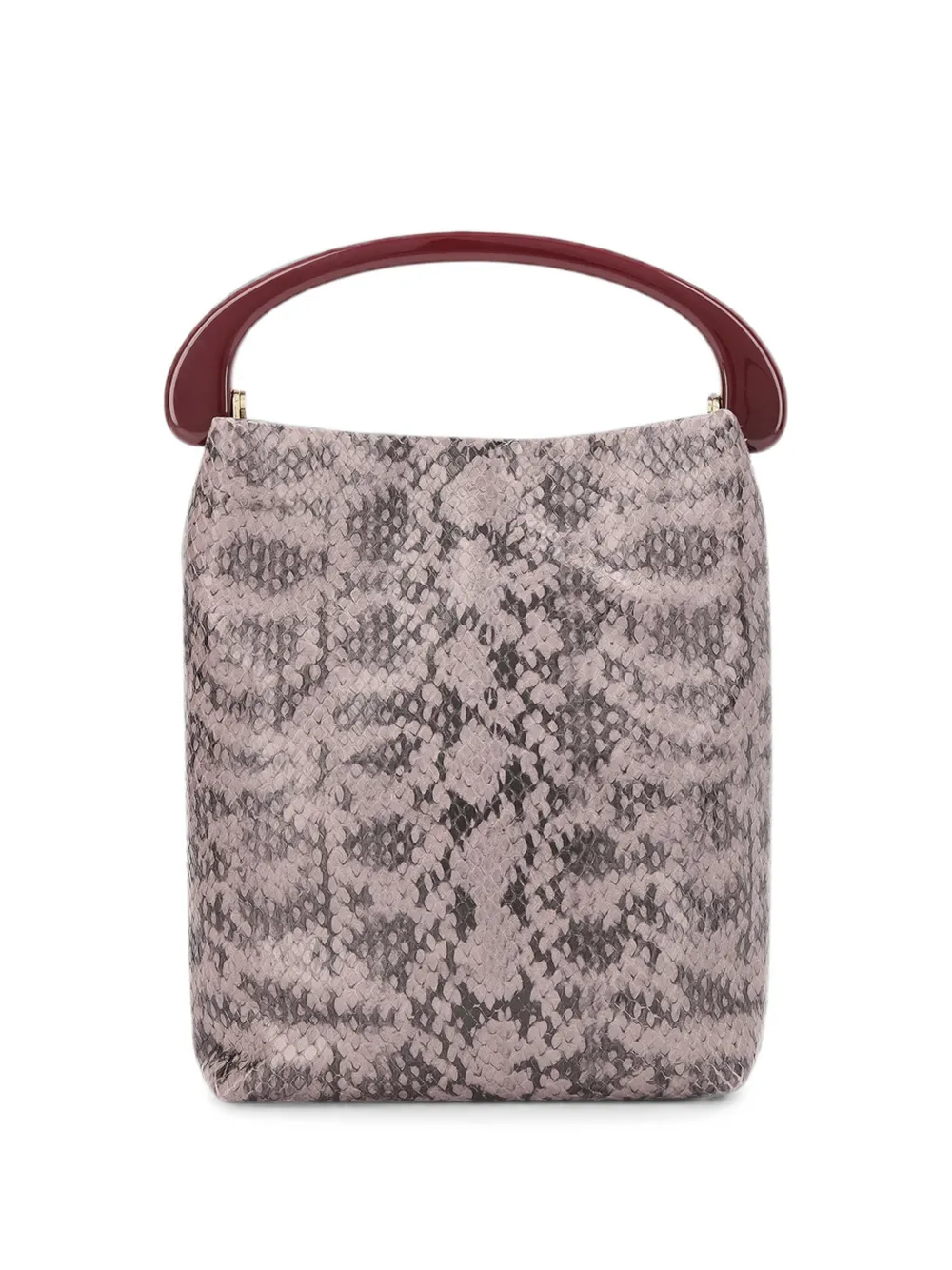 DRIES VAN NOTEN micro leather bag - Neutrals