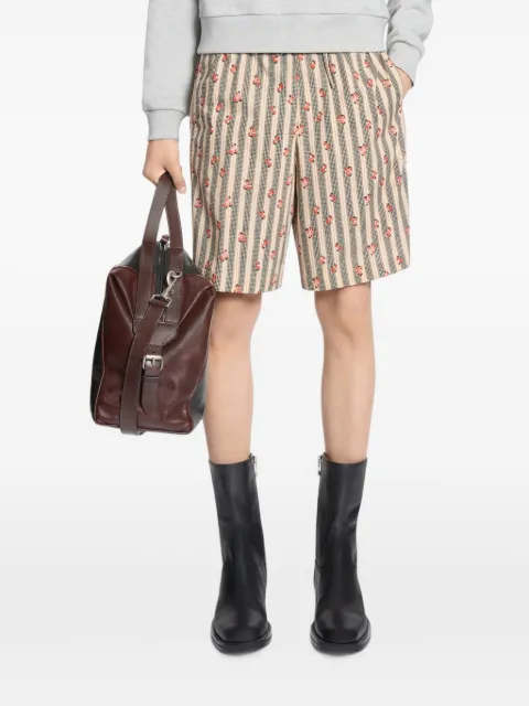 DRIES VAN NOTEN shorts de popelina