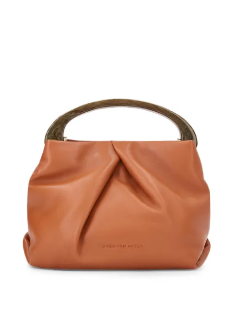 DRIES VAN NOTEN bolsa de hombro plisada pequeña