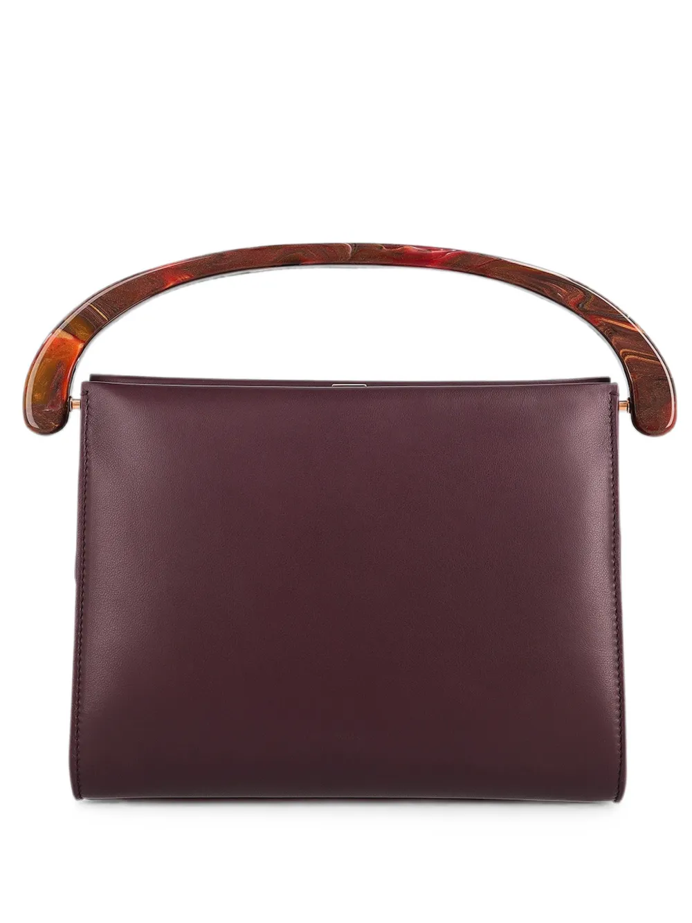DRIES VAN NOTEN medium leather bag - Red