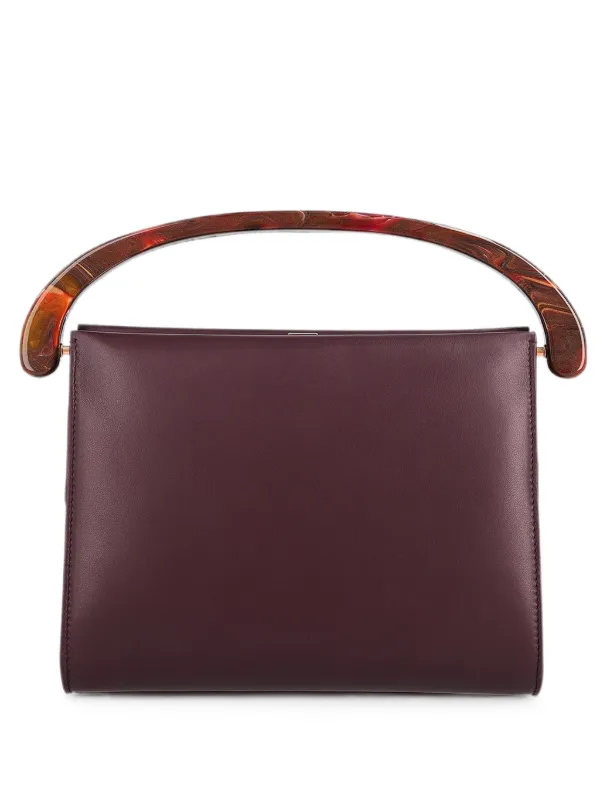 Dries Van Noten Medium Leather Bag in Red