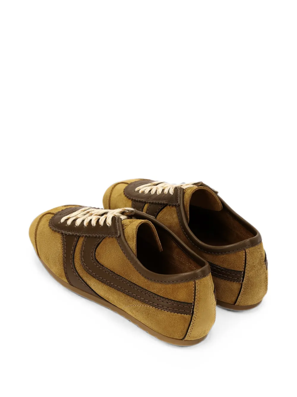 Dries Van Noten Suede Sneakers in Brown, view 3