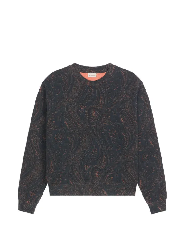 Dries Van Noten Overdyed Sweatshirt in Black